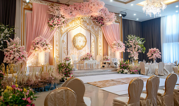 Professional Wedding Coordinator with a Stunning Malay Ballroom Setup for a Perfect Event