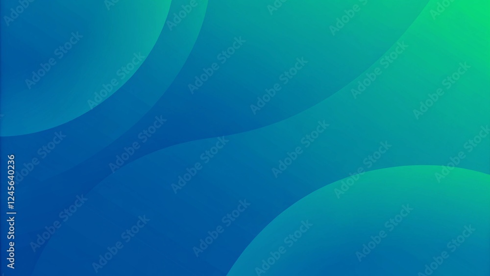 Poster abstract gradient blue green liquid background. fluid shapes composition with smooth motion, organic