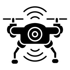 Drone Glyph Icon
