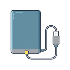 external hard drive  icon, external hard drive  vector illustration-simple illustration of external hard drive , perfect for external hard drive  logos and icons