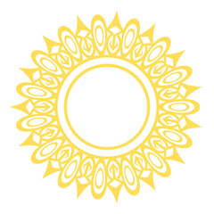 Islamic Mandala Circular Pattern