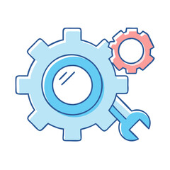 settings  icon, settings  vector illustration-simple illustration of settings , perfect for settings  logos and icons