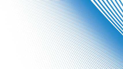 Blue halftone pattern abstract background for fabric style