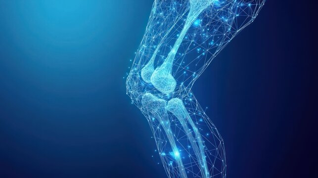 Abstract digital human knee joint. (2)