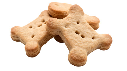 Dog biscuit isolated on transparent background