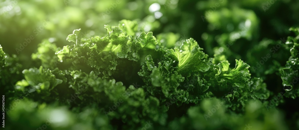 Poster lush green textured background with soft leafy greens arranged in an abstract pattern ideal for well