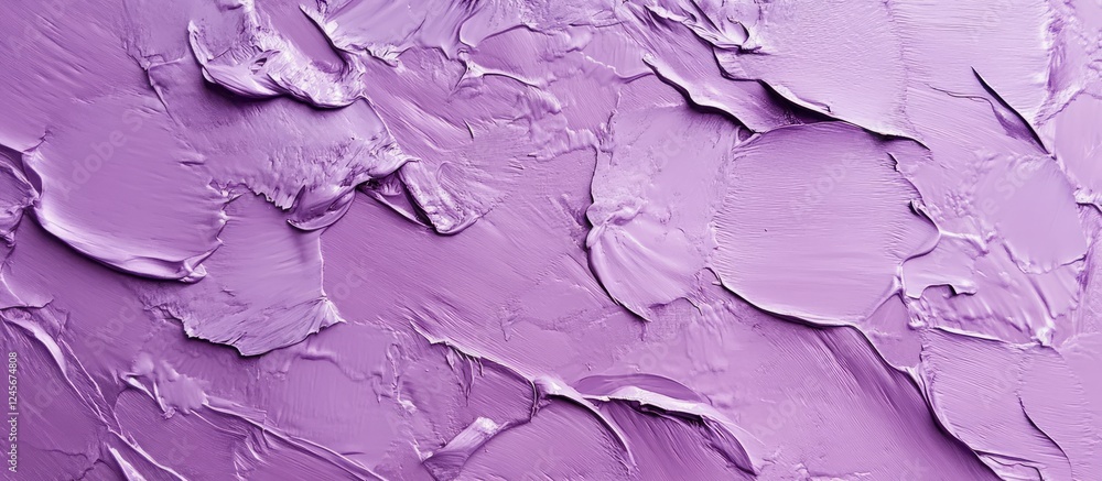 Poster dynamic purple gouache color splashes on a textured peeling background highlight rich tones with a v