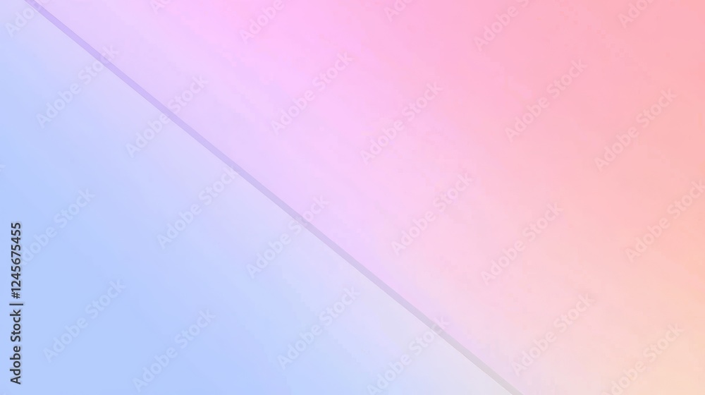 Poster minimal gradient blending of warm and cool hues for background or design use