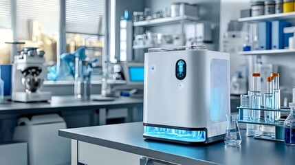 modern lab air purifier, clean room tech - clean technology & susta.
