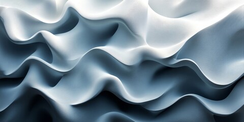 Obraz premium Abstract 3D rendering of geometric patterns in a hexagonal grid., Generative AI