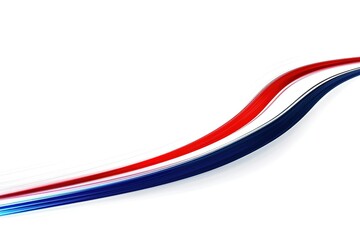 Patriotic Swirl: Abstract Red, White, and Blue Curved Line Design Element. Perfect for backgrounds, banners, websites, and more. Ideal for Independence Day, Memorial Day, or any patriotic celebration.