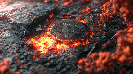 Bitcoin in Volcano: Cryptocurrency, Finance, and Digital Currency in a Fiery Setting