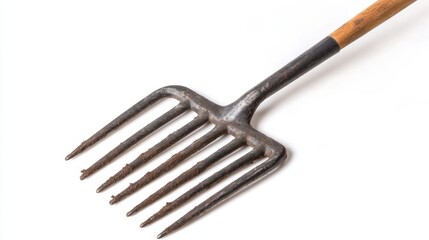 Vintage Garden Fork - Rustic Farming Tool