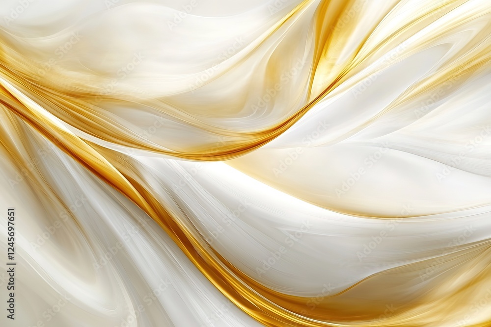 Poster elegant golden white abstract background: luxurious, modern design for websites, presentations, bran
