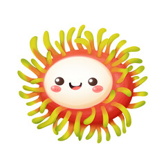 rambutan cartoon