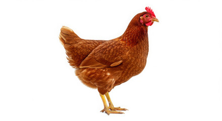 Fototapeta premium chicken isolated on white background