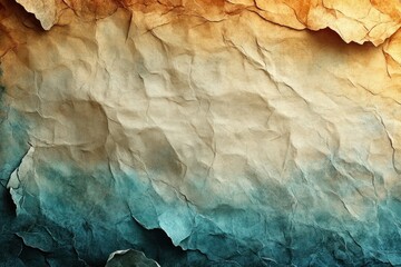 Fototapeta premium Vintage Watercolor Paper Background with Subtle Creases and Stains