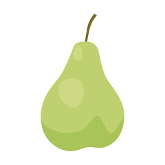 西洋梨　ラ・フランス　ベクターイラスト