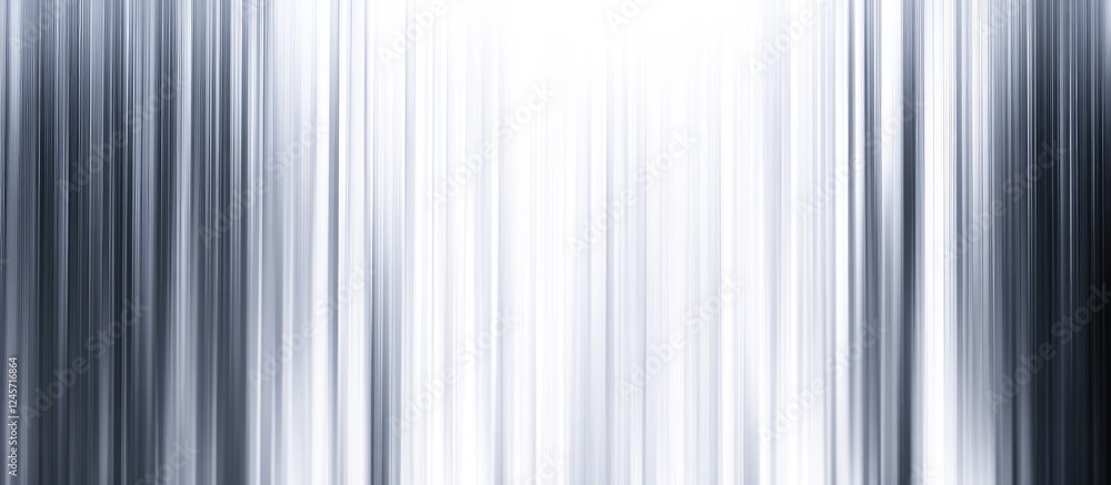 Poster abstract vertical lines in shades of blue and white create a soft gradient effect, giving a sense of