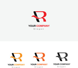 Letter R creative logo for your company brand or Business