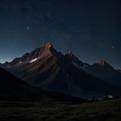 sunrise in the mountains