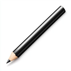 eyeliner pencil with a sharpened tip, isolated on white