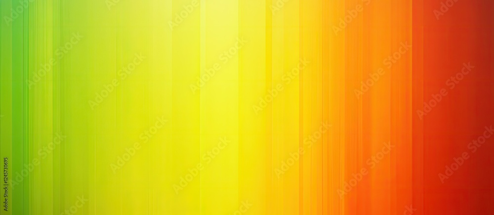 Poster citrus color gradient features vertical stripes transitioning seamlessly from light green to vibrant