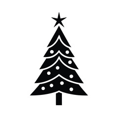 christmas tree vector illustration