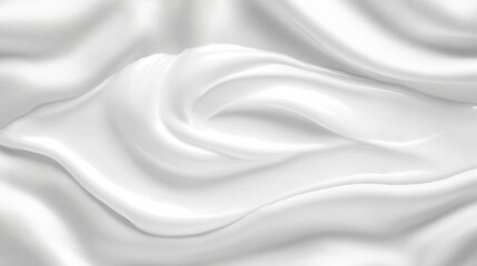 Obraz premium Smooth white abstract background with flowing texture