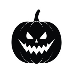 halloween pumpkin isolated on white