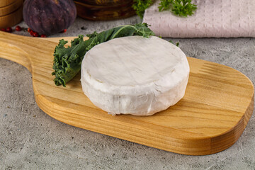 Gourmet round creamy Camembert cheese