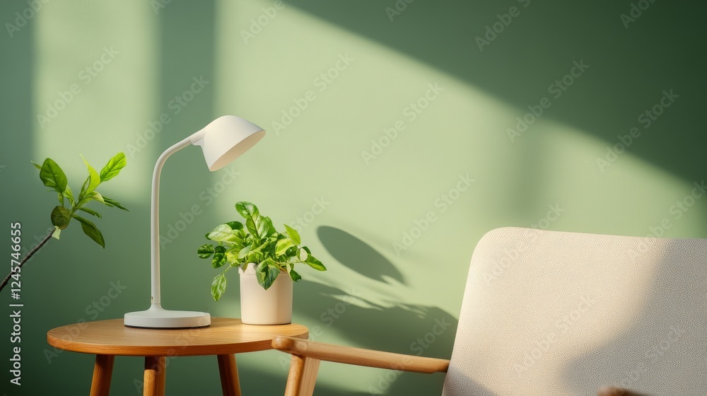 Poster modern ai powered reading lamp for cozy spaces