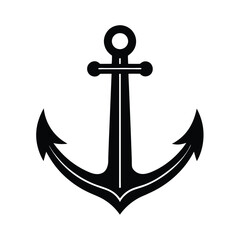 anchor on white background