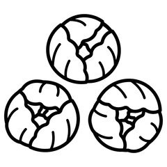 미니 양배추 아이콘