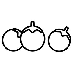 방울 토마토 아이콘