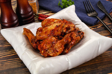 Hot and spicy Buffalo chicken wings