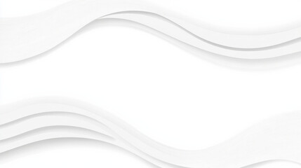 Obraz premium Abstract white background with flowing wave patterns