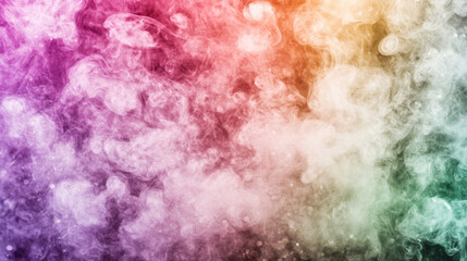 Fototapeta premium Colorful pastel smoke background with dreamy effect