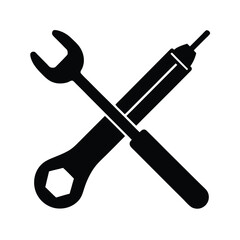 wrench and screwdriver