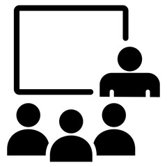 Presentation Glyph Icon