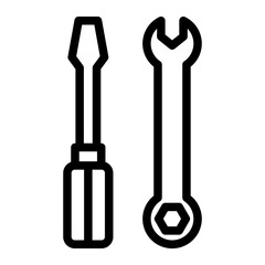 skewdriver Line Icon