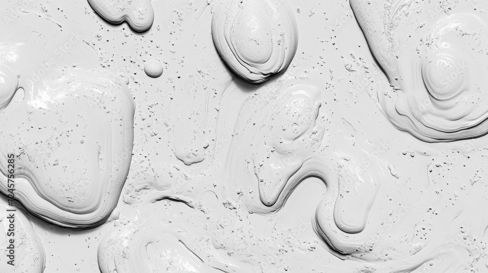 Poster abstract white textured background with swirling patterns