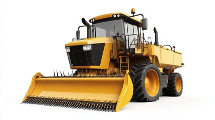 Fototapeta premium Powerful Agricultural Tractor for Harvesting