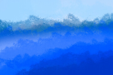 blue sky background illustration 