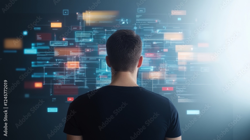 Poster mapping consumer journey with ai technology