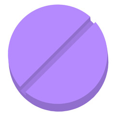 3d pill, Purple pill on white background, Purple pill isolated on white background, Purple pill isolated on white, pill png, pill on blank, medical sign, pill icon, tablet medicine, pharmacy