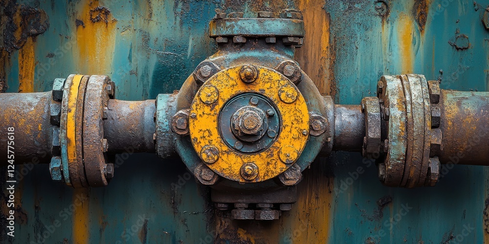 Aufkleber predictive maintenance systems on an industrial equipment utilizing ai insights to prevent failures 