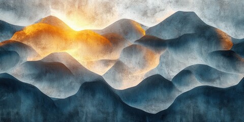 Minimalist White Geometric Abstract Background Layered Polygon Shapes Top View