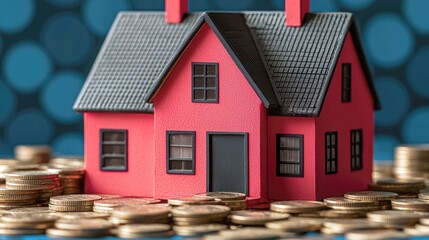 Red House Model on a Pile of Coins: Real Estate Investment and Housing Market