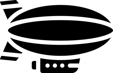 Zeppelin Glyph Icon © Arif